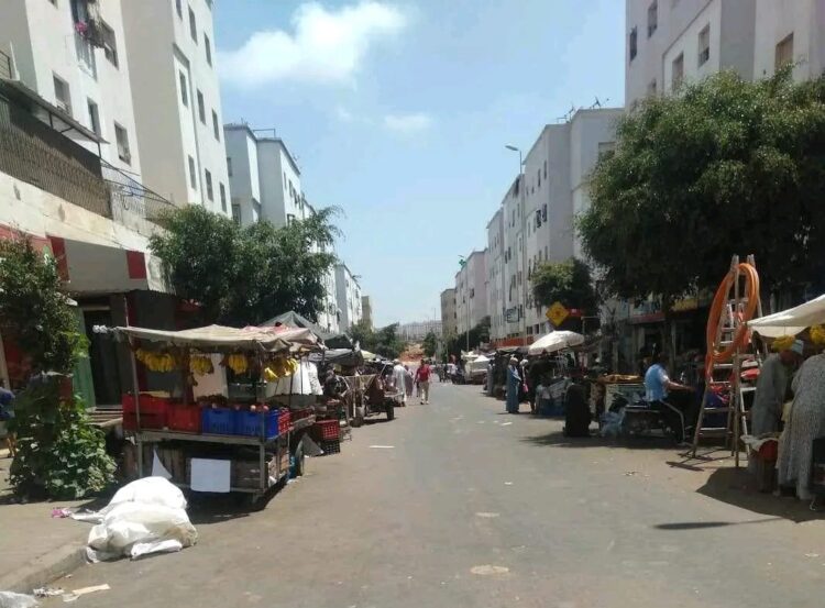 شبح السوق العشوائي يغزو من جديد مجموعات إقامات الشلال (أليانس دارنا) المحمدية