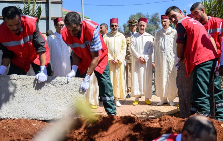 تشييع جثمان الراحلة عائشة الخطابي بحضور صاحب السمو الملكي الأمير مولاي رشيد
