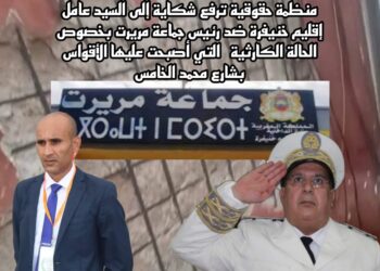 منظمة حقوقية ترفع شكاية إلى عامل إقليم خنيفرة ضد رئيس جماعة مريرت بخصوص الحالة الكارثية لأقواس شارع محمد الخامس