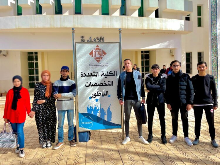 طلبة الكلية المتعددة التخصصات بالناظور يبصمون على مبادرة مستحسنة