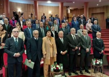 حفل تسليم رئاسة مجلس إدارة المعهد العالي للقضاء بين عبد اللطيف وهبي ومحمد عبد النبوي
