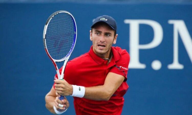 المغربي إليوت بنشتريت يودع منافسات الدورة 38 لجائزة الحسن الثاني الكبرى لكرة المضرب